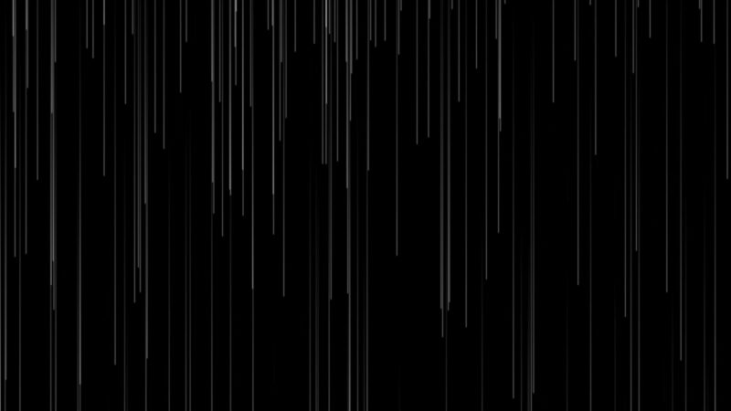 シンプルな雨のエフェクト